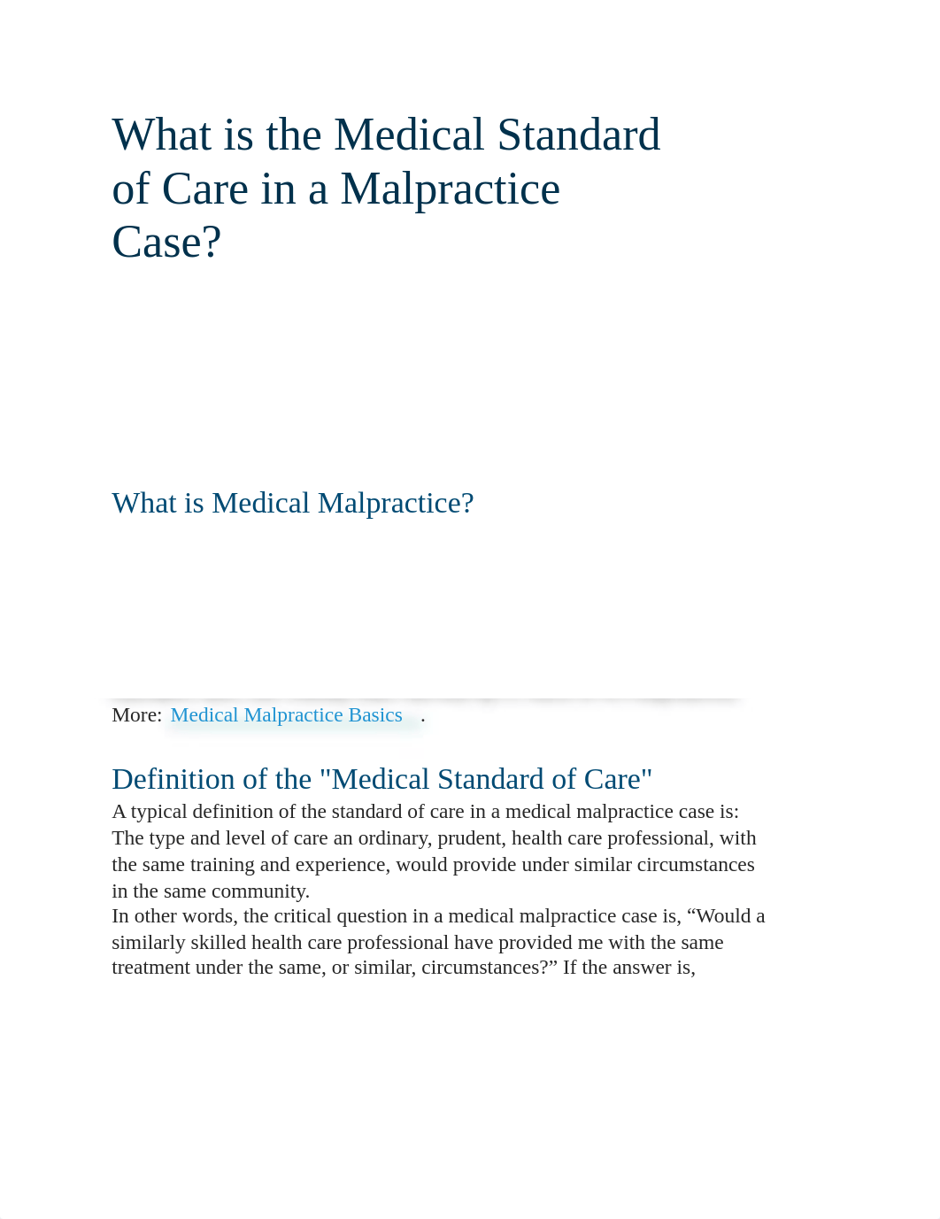 What is the Medical Standard of Care in a Malpractice Case.docx_d1ewz9ppdvw_page1