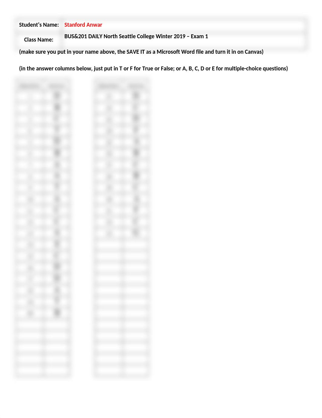 Stanford Anwar's Exam 1 Answer Sheet.doc_d1f1njmxzt7_page1