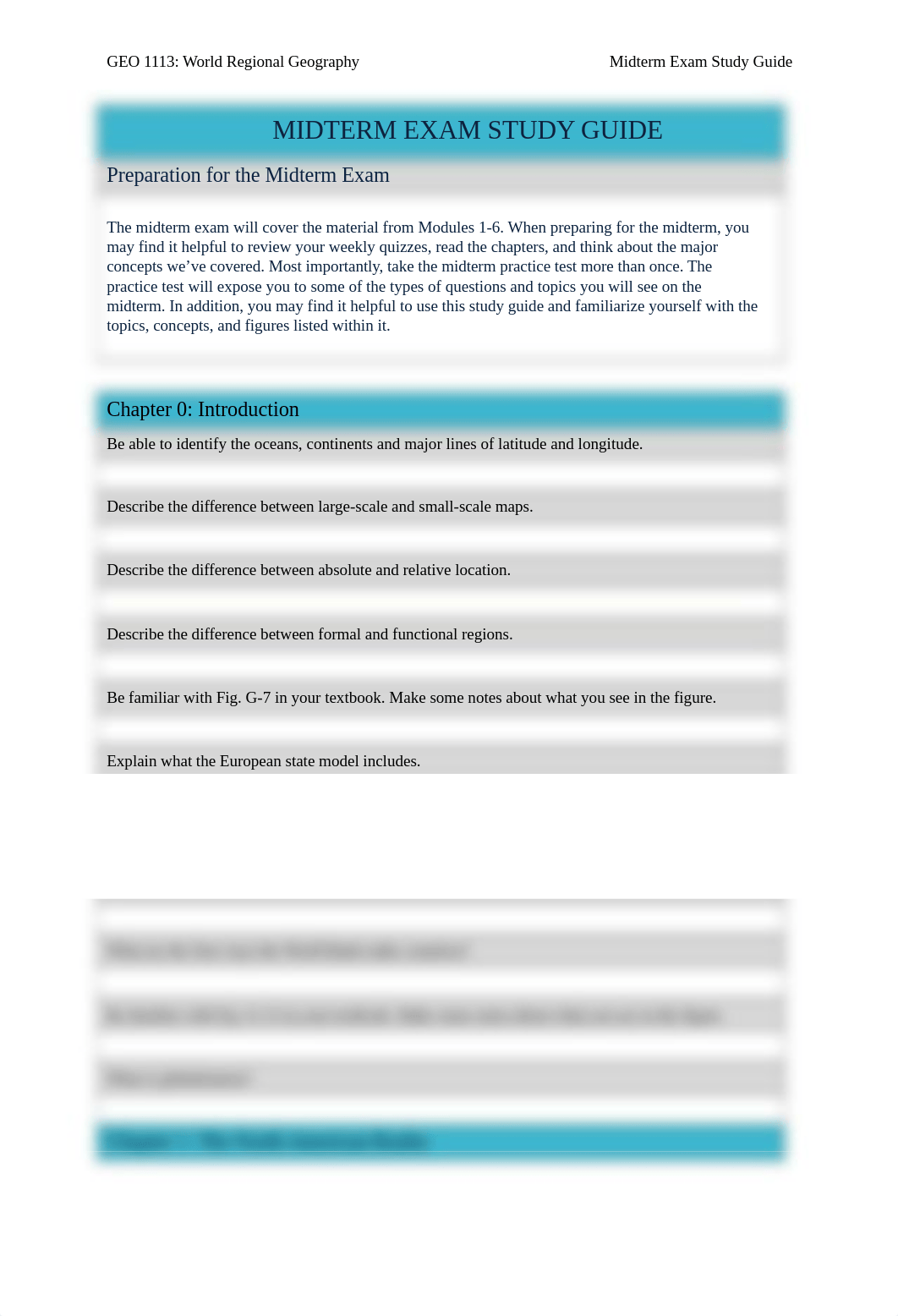 Midterm Exam Study Guide - GEO 1113-1.docx_d1f5tn4x8l1_page1