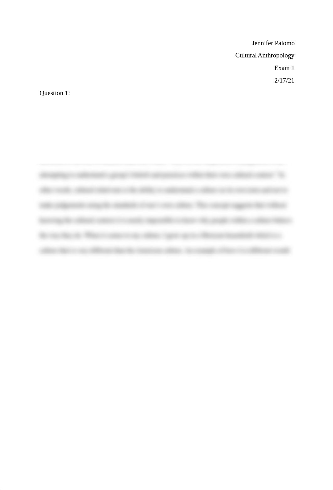 Cultural Anthropology Exam.docx_d1f98bklg6x_page1