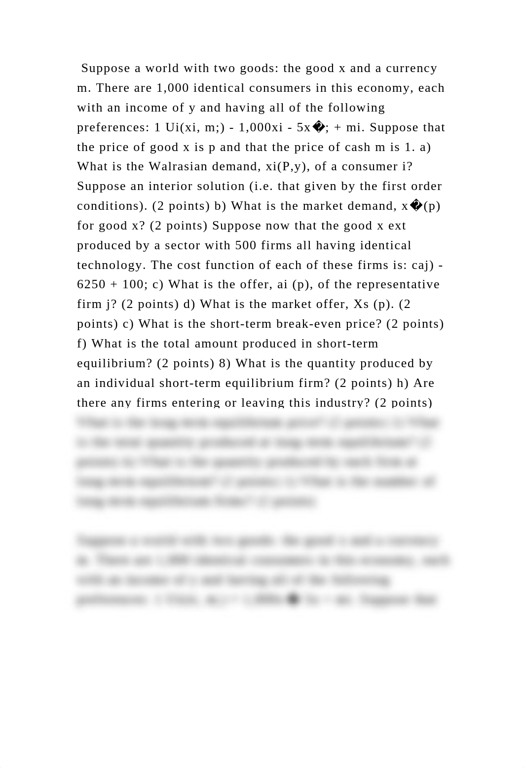 Suppose a world with two goods the good x and a currency m. There ar.docx_d1fg3su2fca_page2