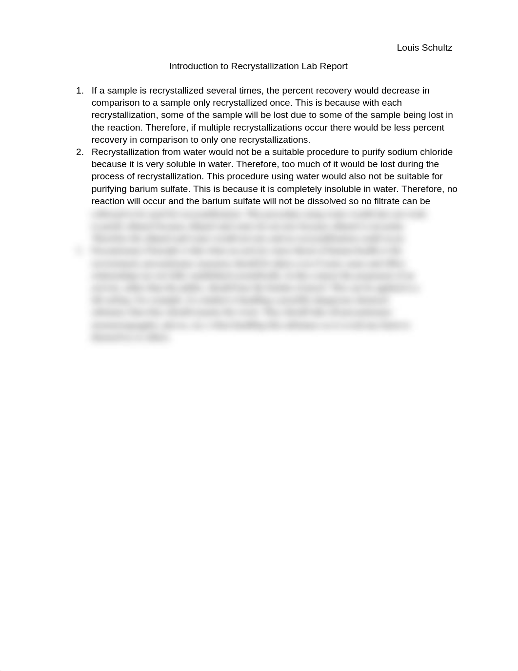 Introduction to Recrystallization Lab Report_d1fizy5usty_page1