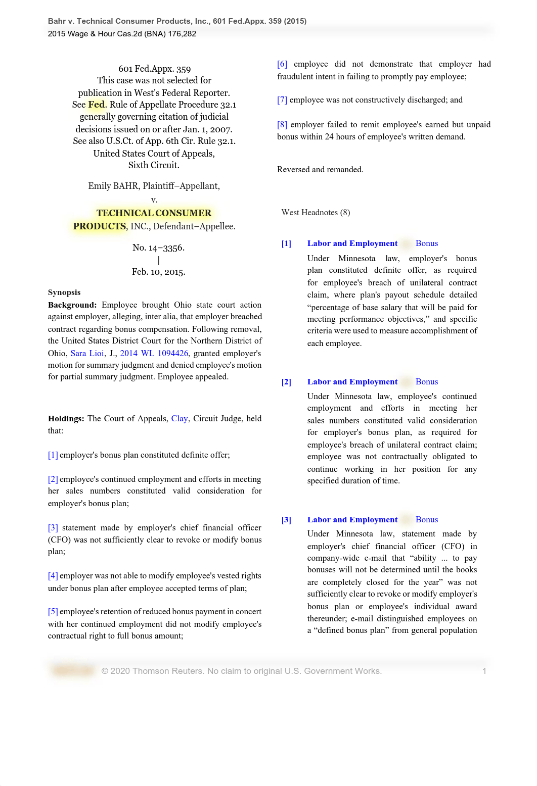 Bahr v Technical Consumer Products Inc.pdf_d1flotyospd_page1