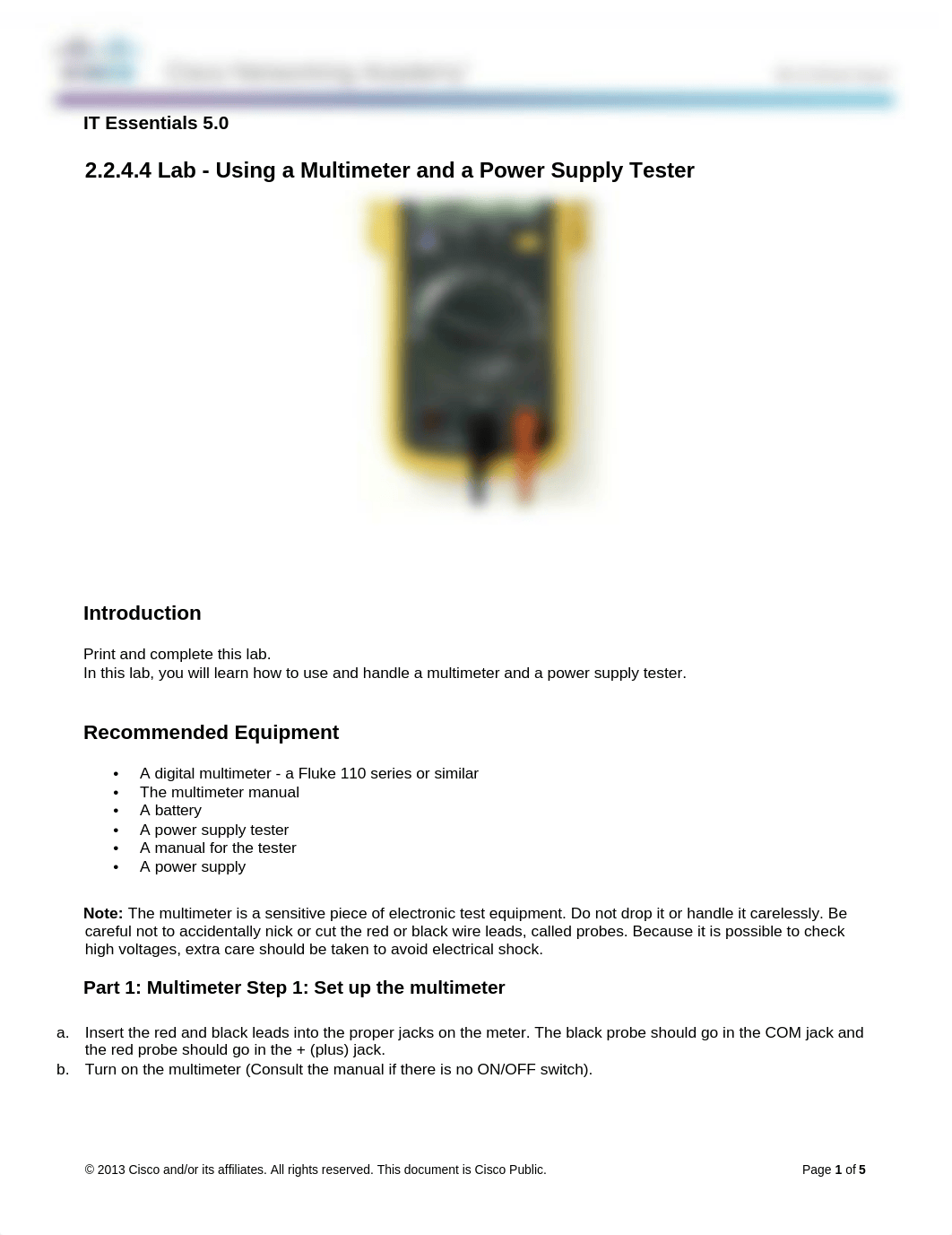 2.2.4.4 Lab - Using a Multimeter and a Power Supply Tester_d1flwwbn92c_page1