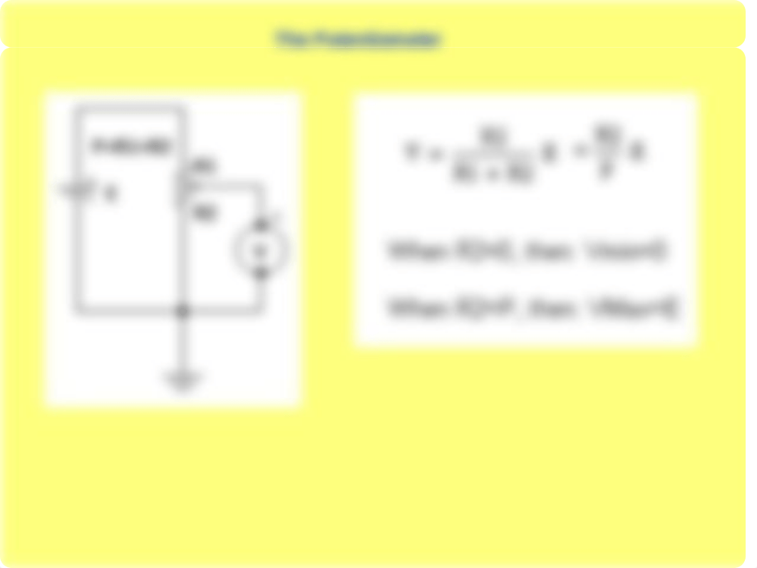 5- Analysis of a Mixed Resistor Circuit using Ohm's Law. Voltage Divider Rule. The Potentiometer._d1fr68f4x2h_page5