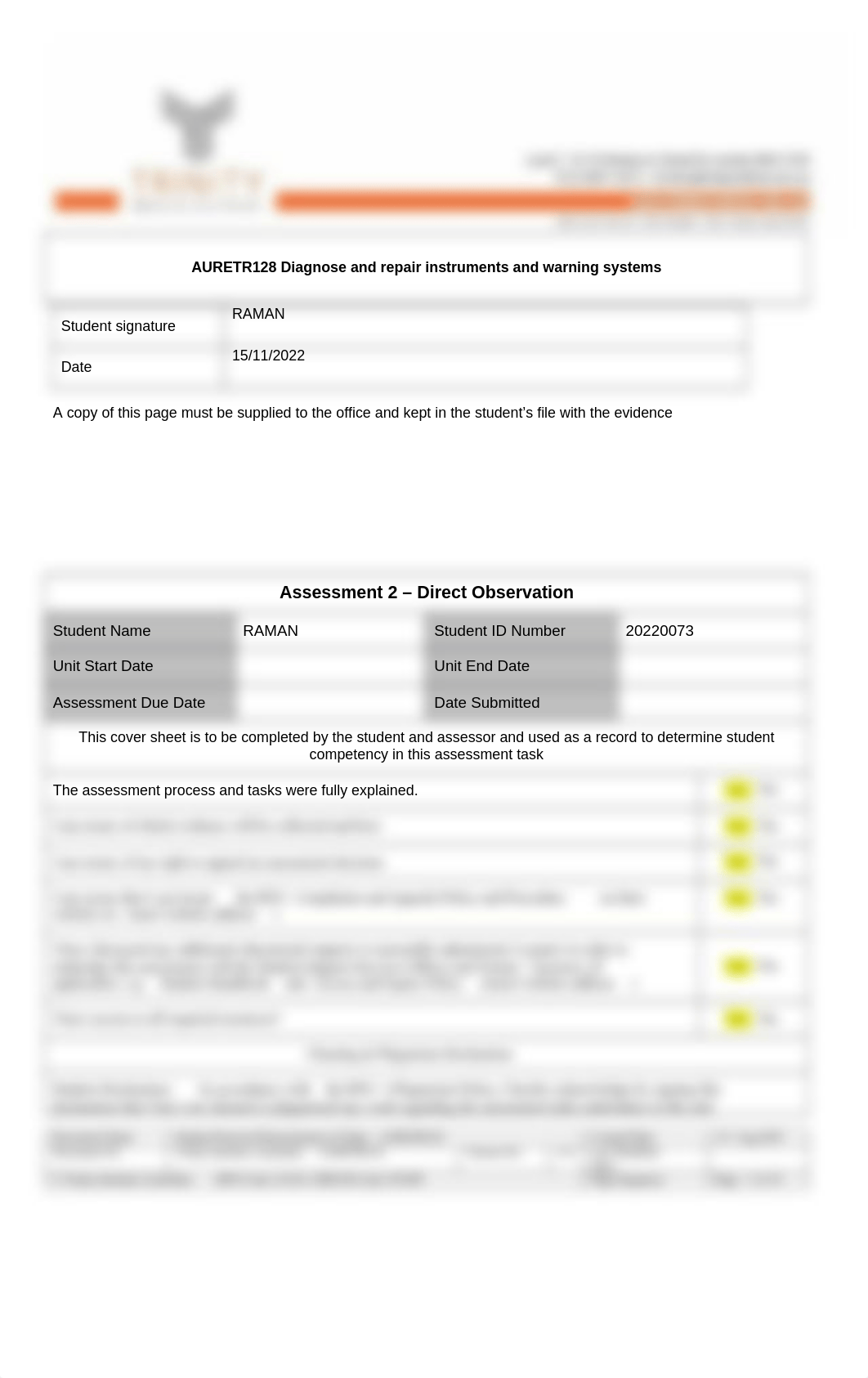 AURETR128_Assessment 2_Practical Demonstration Tasks_V2_de9a488cbad9330706de43797418c44d.docx_d1fvdxky1gy_page3