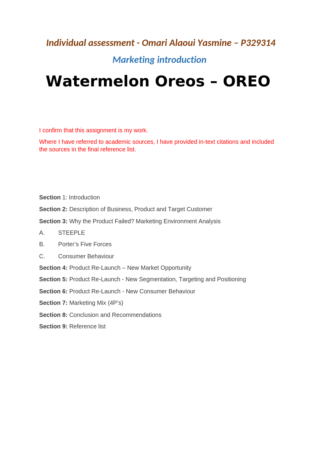 Watermelon oreos - Oreo -  Individual assessment - P329314.docx_d1gb9mqhqsa_page1