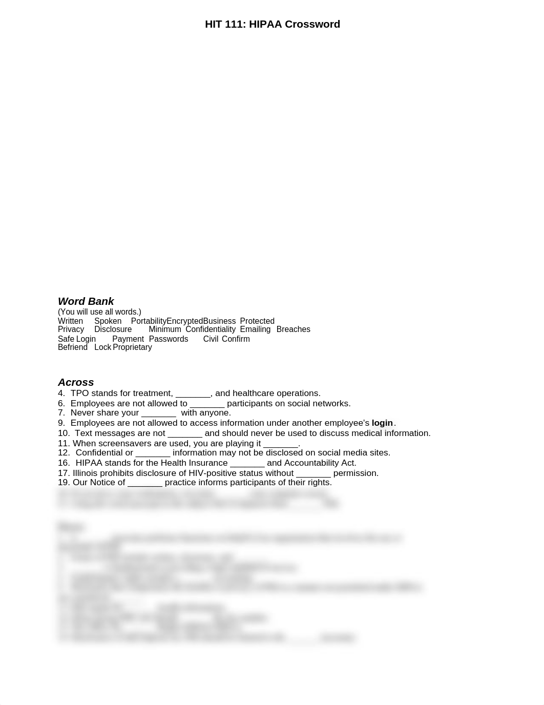 HIT 111 HIPAA Crossword Puzzle.xlsx_d1ghyzsnqtz_page4