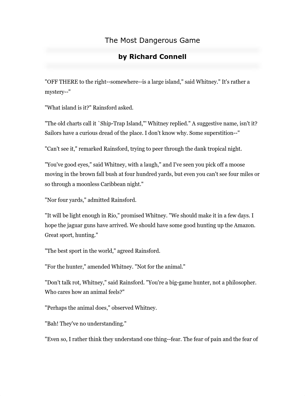 The Most Dangerous Game Story.doc.pdf_d1gosh6lrtn_page1