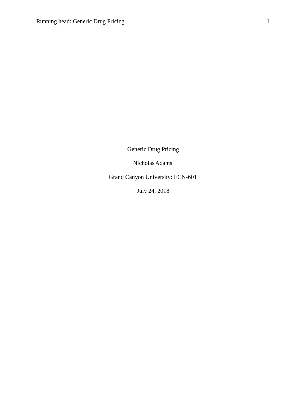 Nick_Adams Case Study Generic Drug Pricing.docx_d1gyjcwztav_page1