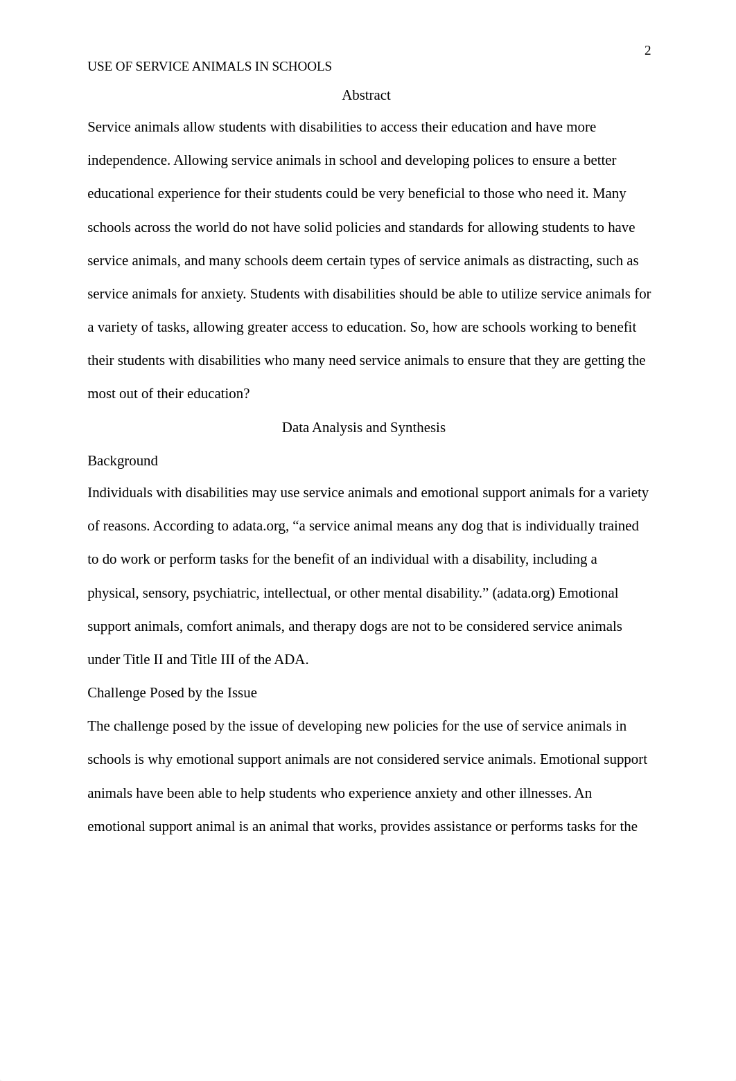 Use of Service Animals in Schools Essay.docx_d1hc3awkq34_page2