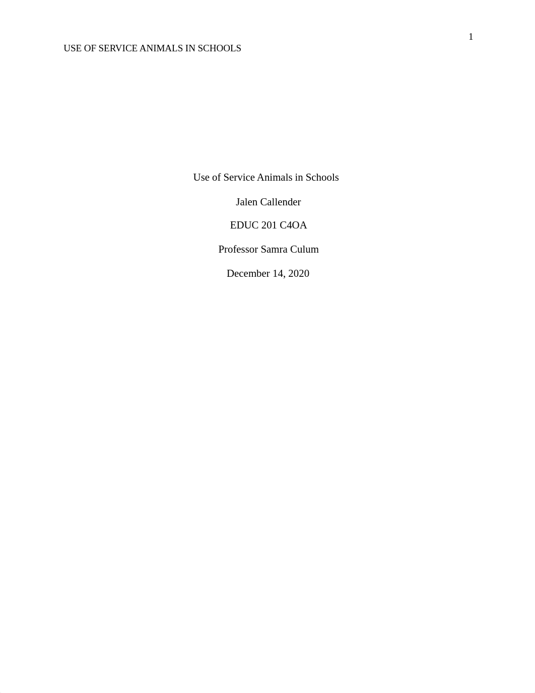 Use of Service Animals in Schools Essay.docx_d1hc3awkq34_page1