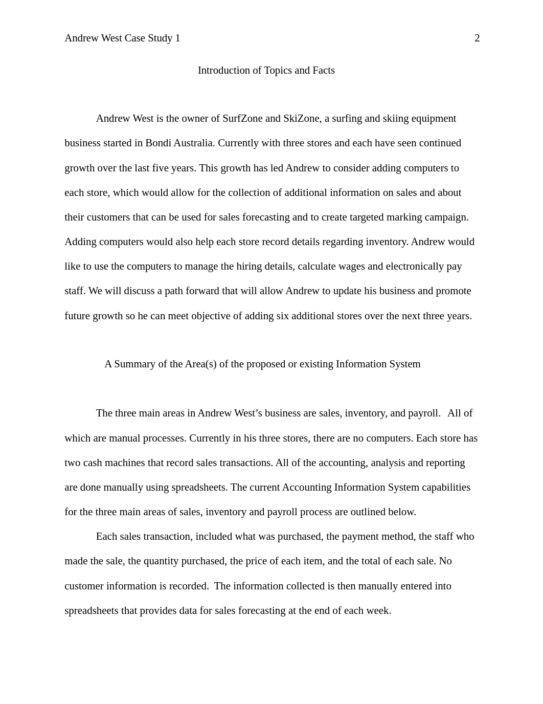 William Vance Barron - AIS Case Study 1 Andrew West.doc_d1hts37ns35_page2