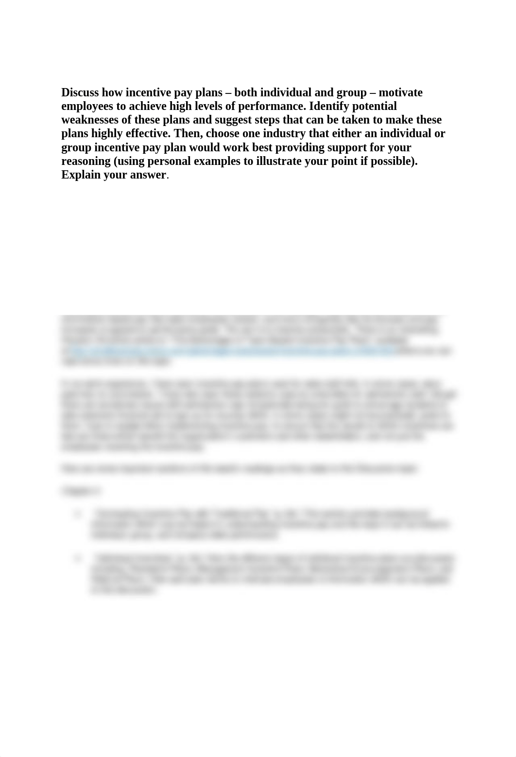 BUS 681 Week 2 Disc 2 Incentive Pay Plans_d1i33t7lati_page1