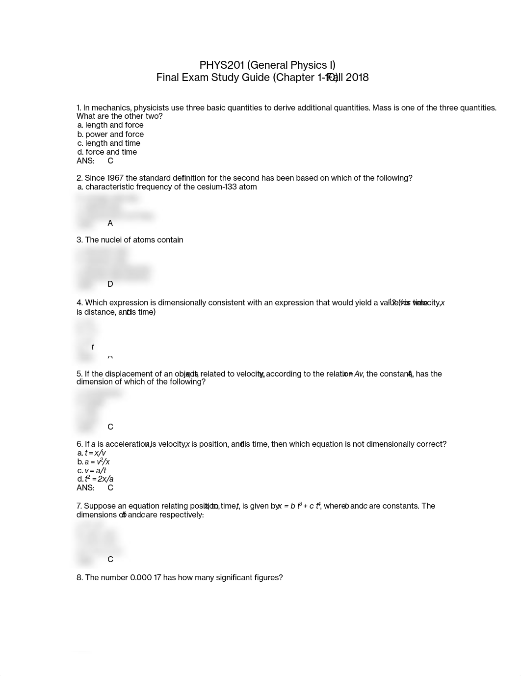 FinalExam-Studyguide-Fall2018_PHYS201.pdf_d1i7oftwrx0_page1