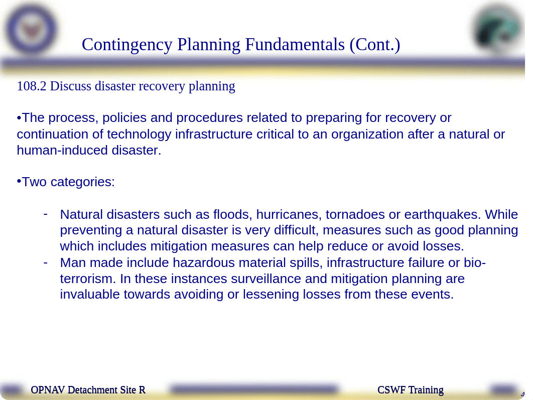 OPNAV CSWF PQS - 108 Contigency Planning.ppt_d1id9vl99ga_page4