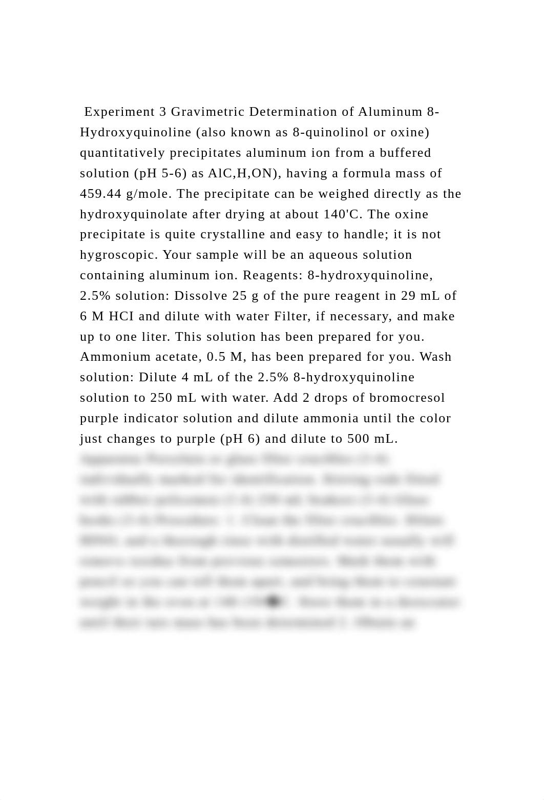 Experiment 3 Gravimetric Determination of Aluminum 8-Hydroxyquino.docx_d1il38waf3i_page2