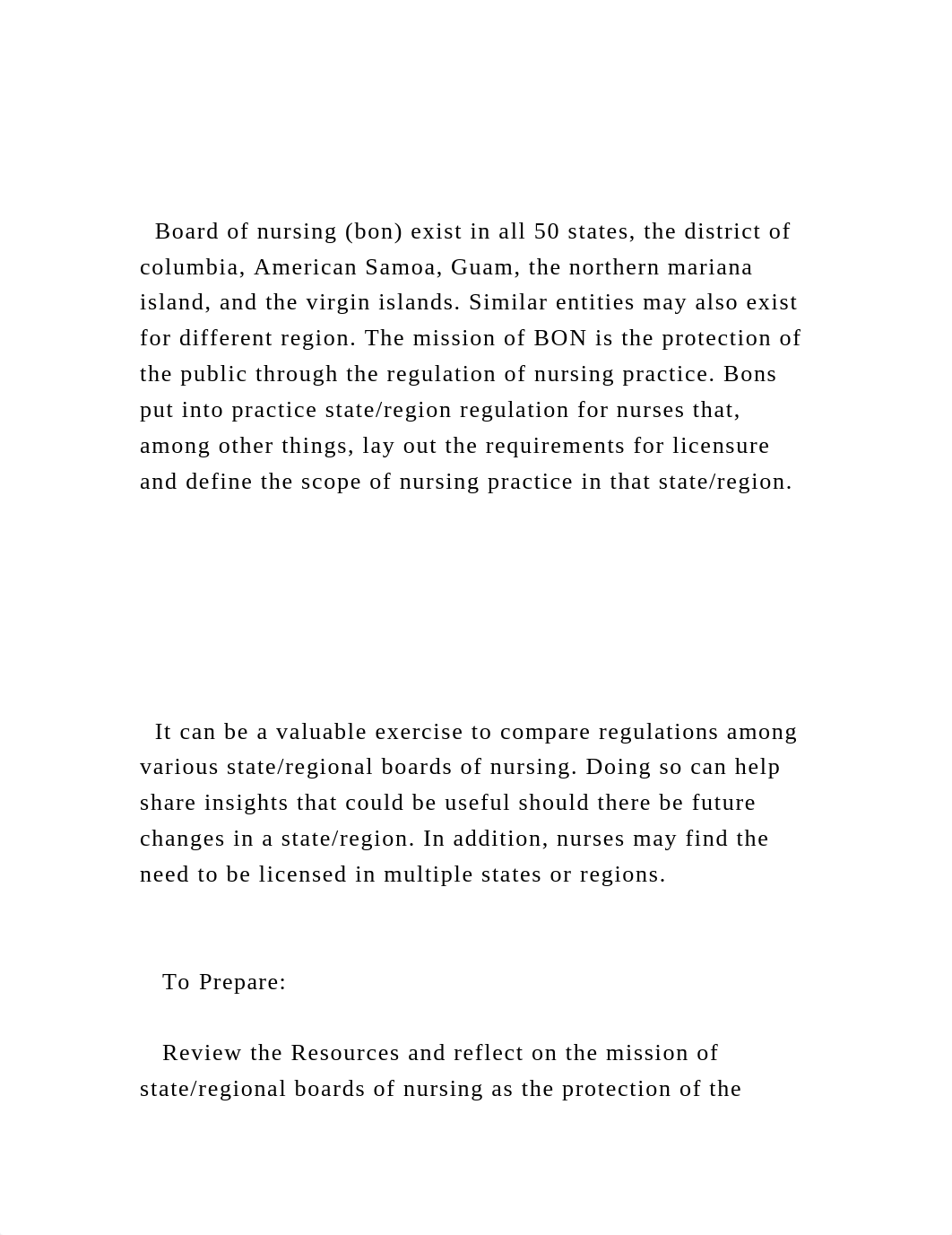 Board of nursing (bon) exist in all 50 states, the district of .docx_d1ip9qcn13g_page2