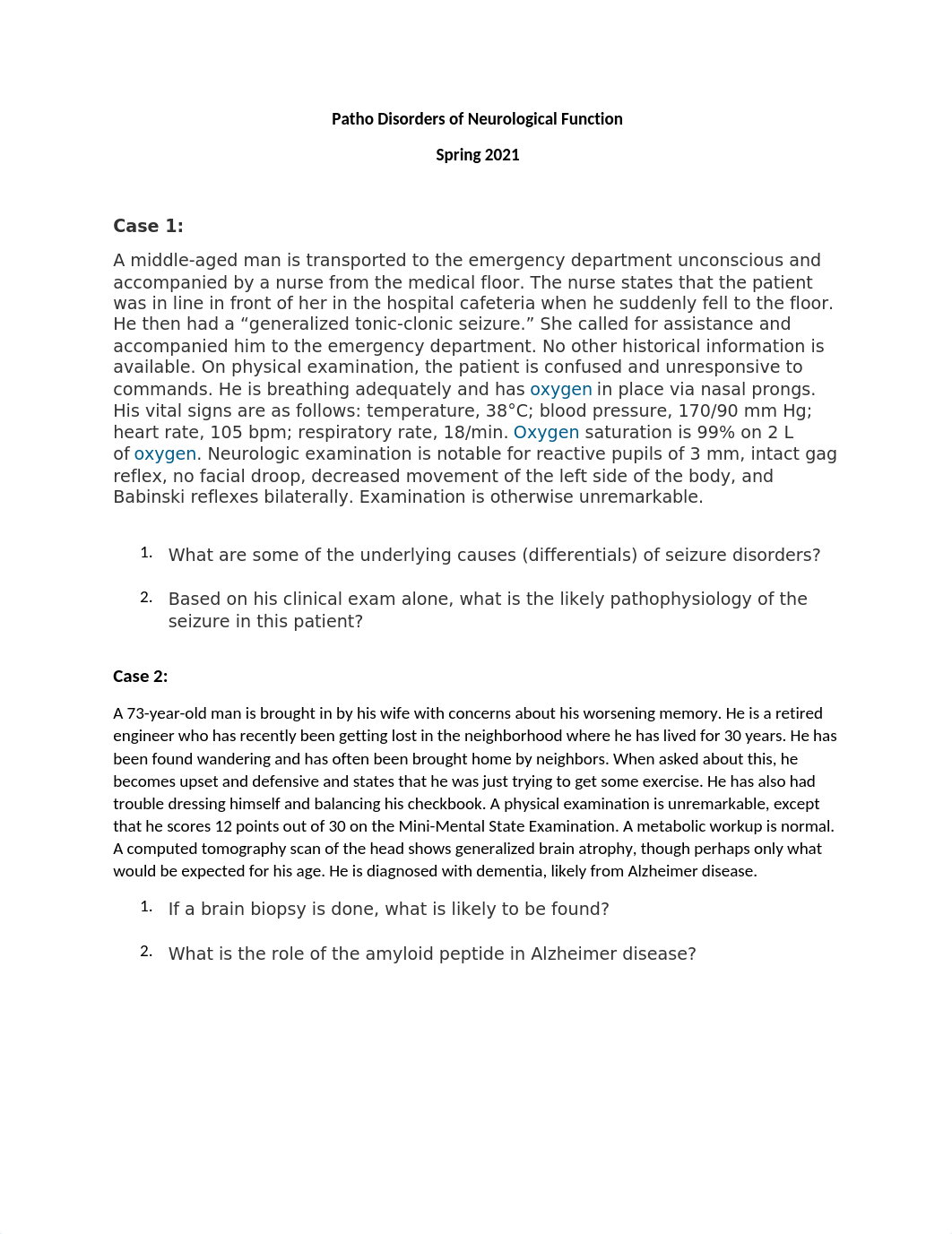 Patho Chronic Disorders of Neurological Function Case Studies Spring 2021.docx_d1j5n359c4c_page1