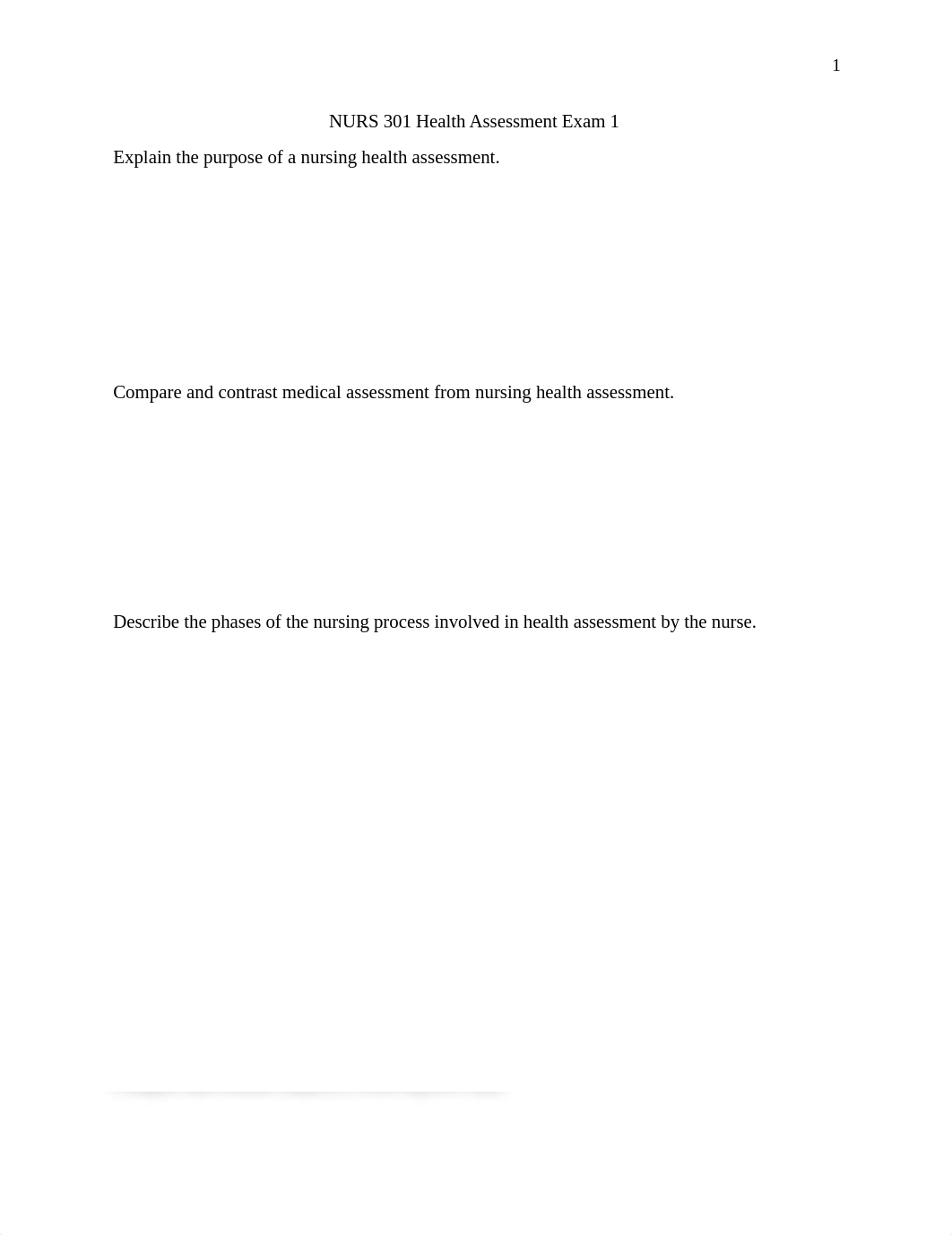 Copy of NURS 301 Health Assessment Exam 1 .docx_d1jqgheo34g_page1