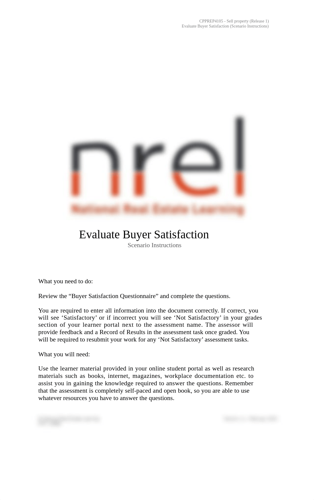 NREL - CPPREP4105 - Buyer Satisfaction Questionnaire (Scenario Instructions) v1.1.docx_d1jtnwnd49p_page1