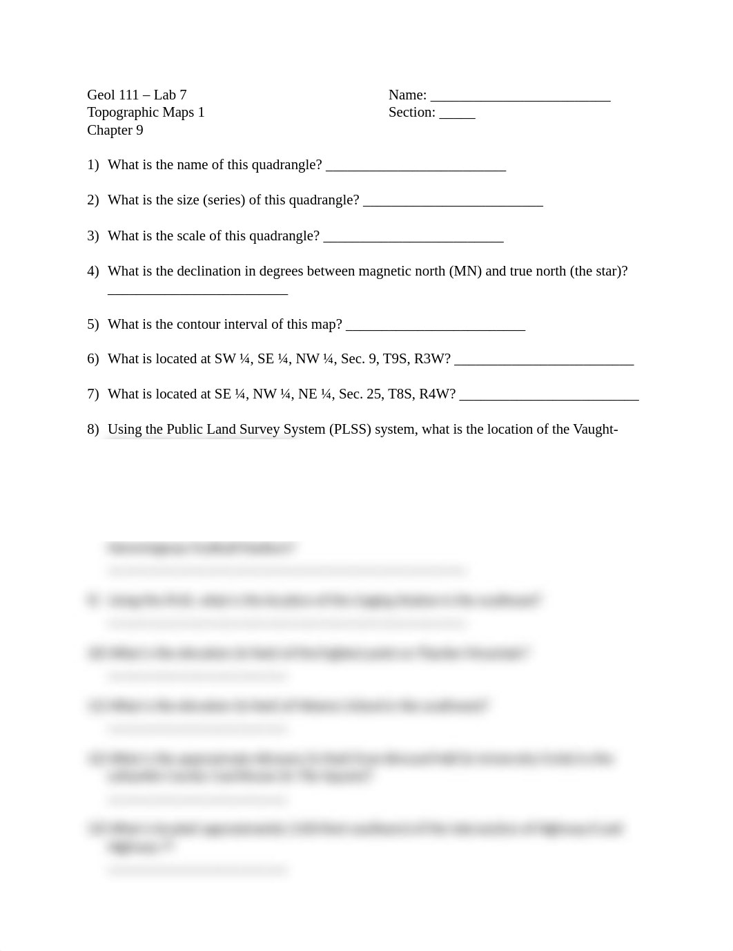 Geol 111 - Lab 7 - Topographic Maps 1.docx_d1jwfkz1w2c_page1