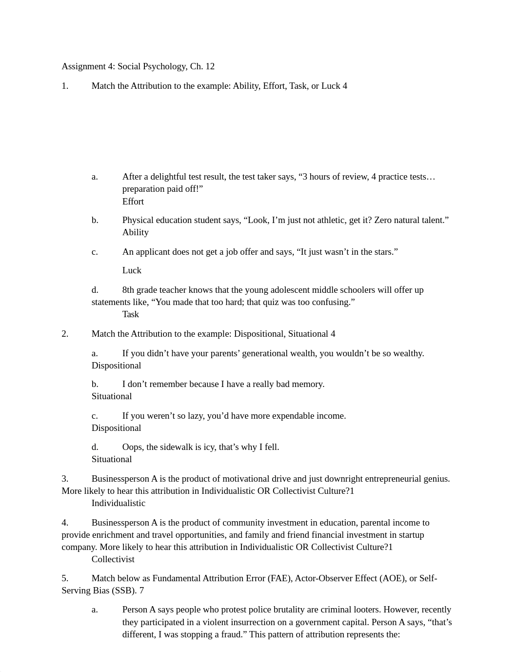 Assignment 4 CH 12 SOCIAL PSYCHOLOGY Textbook Responses-1 (1).docx_d1k05yw9l5q_page1