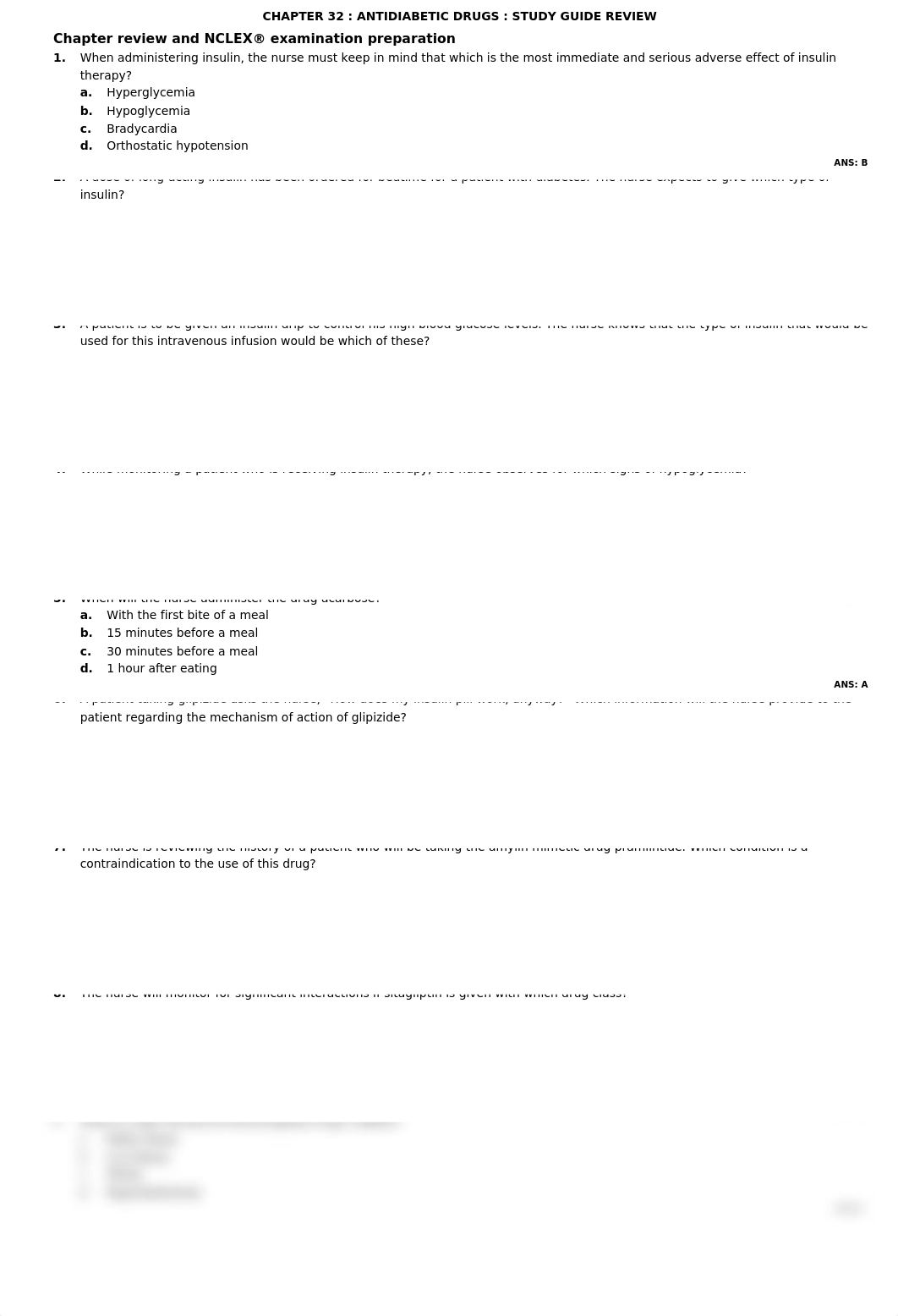 CHAPTER 32_ANTIDIABETIC DRUGS_STUDY GUIDE REVIEW.docx_d1k5s6dyv38_page1