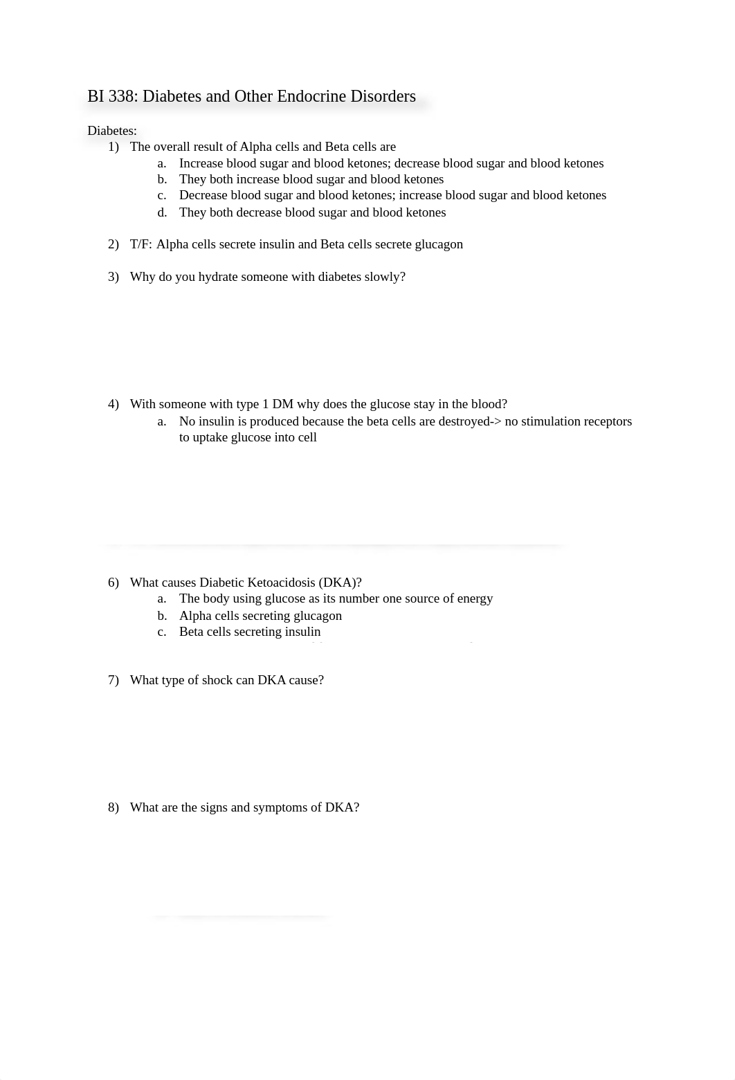 Diabetes and Other Endocrine Disorders study guide (Blank)_d1k80te1bua_page1