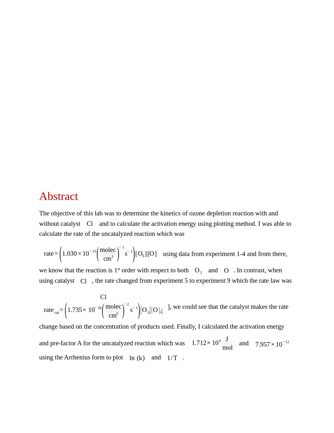 Kinetics of Ozone Lab 1.docx_d1kgvfpdkrw_page1