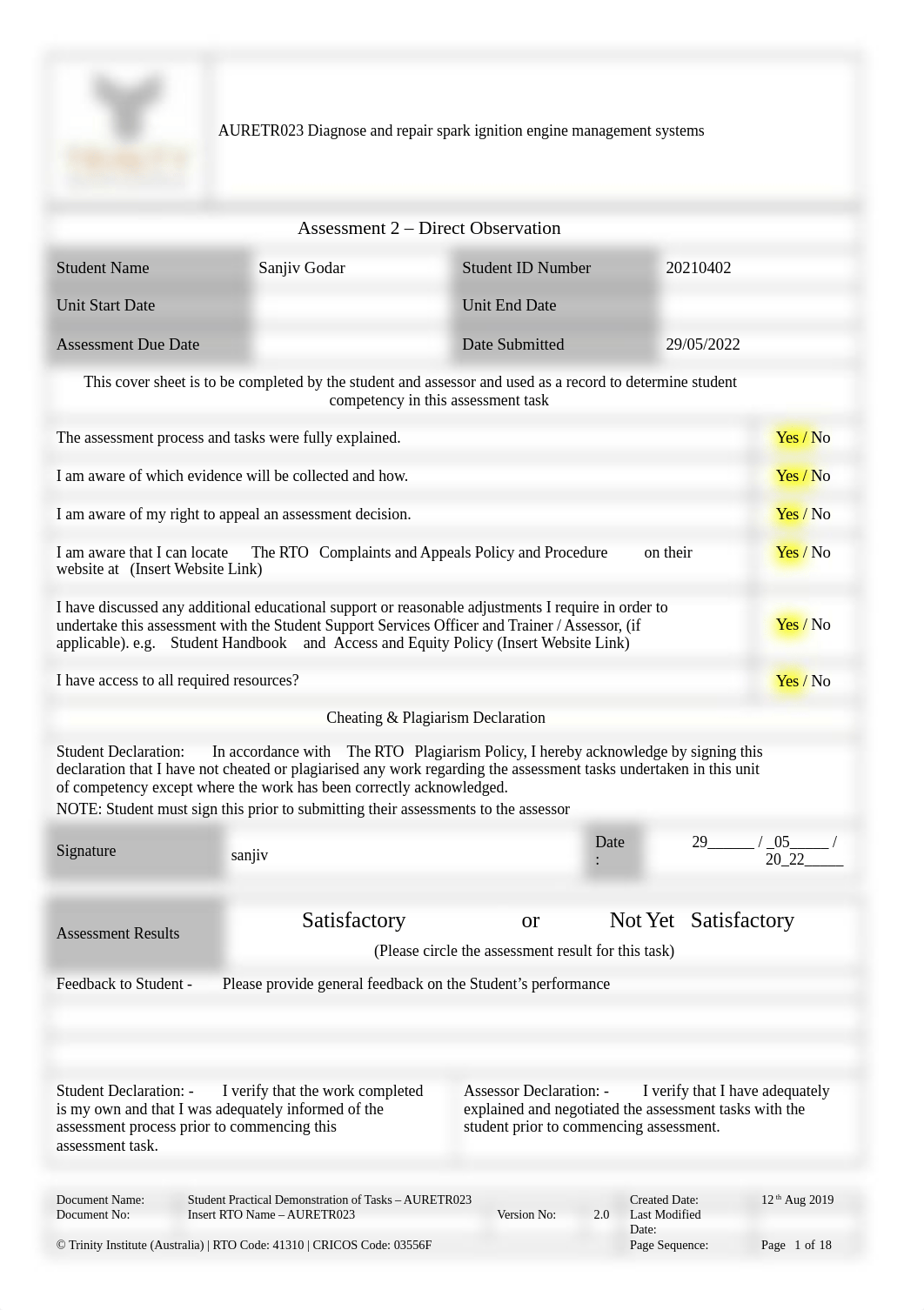 AURETR023_Assessment 2 Practical Demonstration Tasks_V2 (1).docx_d1kpmrd0mgz_page1