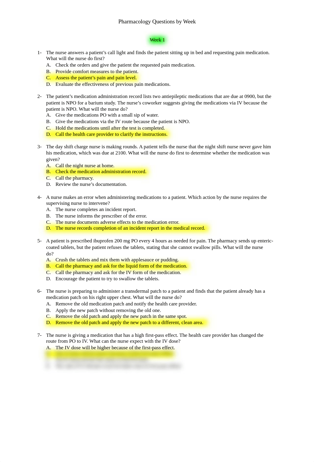 questions by weeks pharmacology 2.docx_d1kwzhw1okv_page1