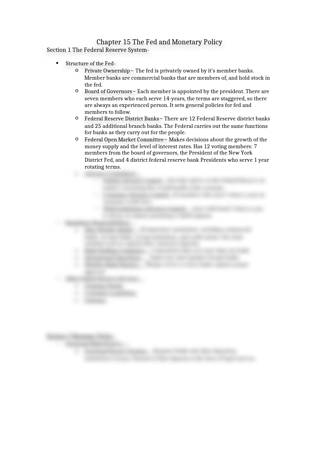 Chapter 15 The Fed and Monetary Policy.docx_d1kyd22u5x3_page1