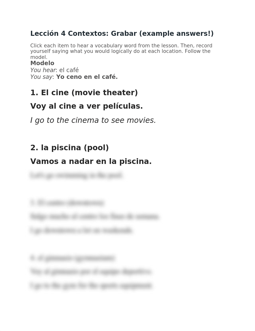 Lección 4 Contextos: Grabar (example answers!) .rtf_d1l3ek5itqh_page1