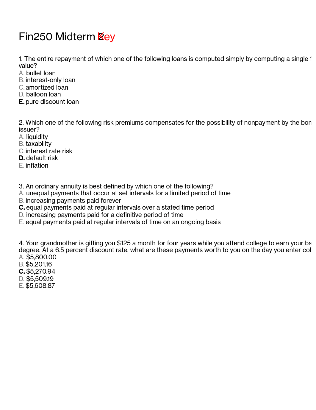 FIN250_AnswerKey_Midterm2_d1ldc9h6zlc_page1