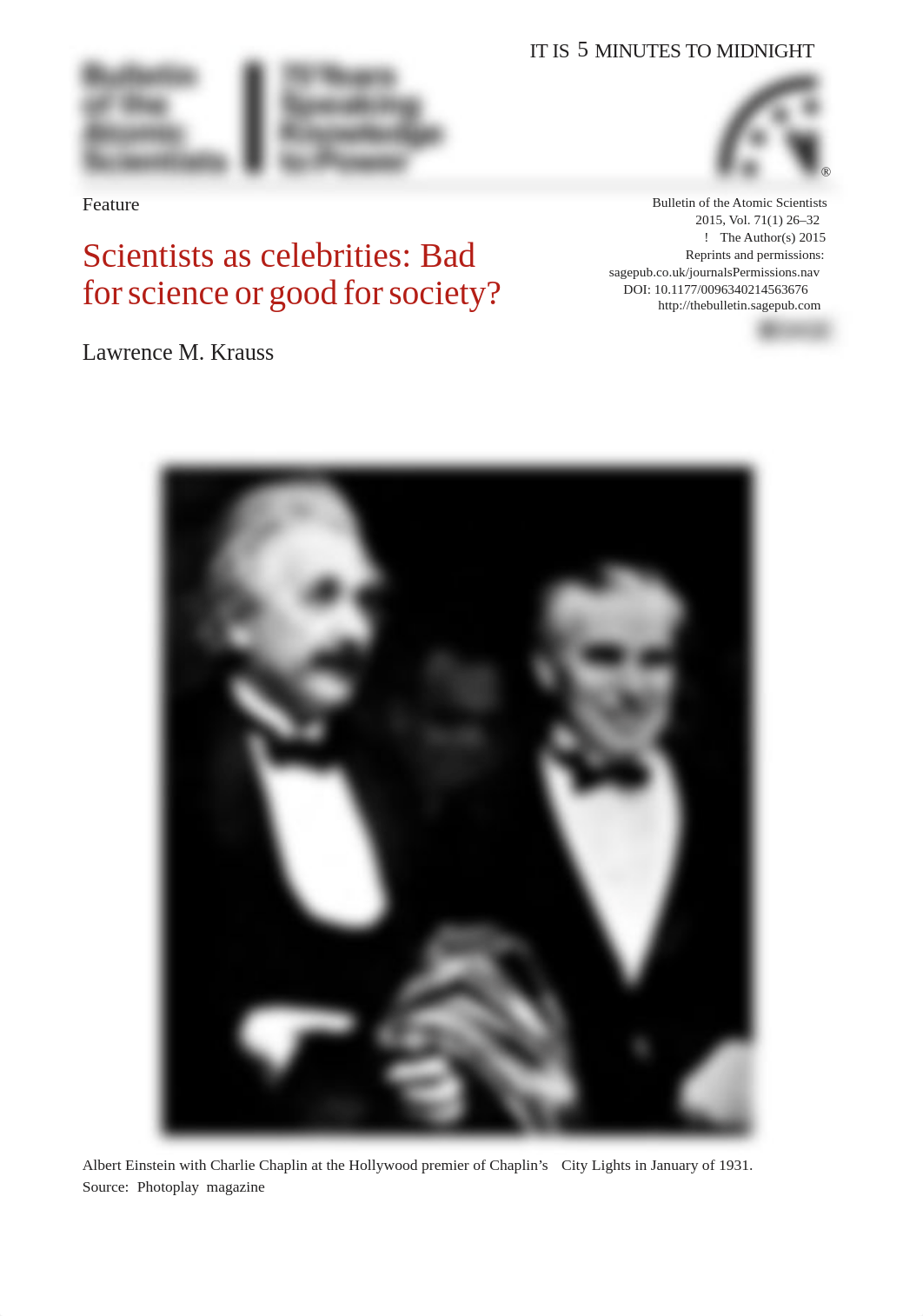 Scientists as celebrities, Bad FOR SCIENCE OR GOOD FOR SOCIETY_d1lhdidxjwx_page1