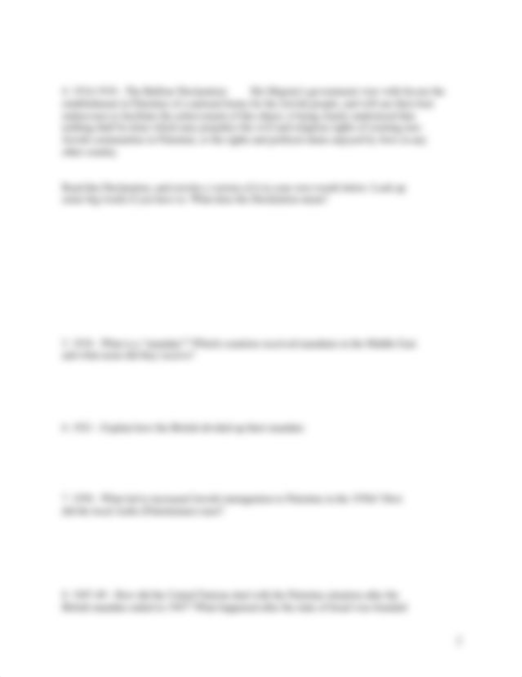 Arab Israeli Conflict questions.docx_d1lz4wrt487_page2