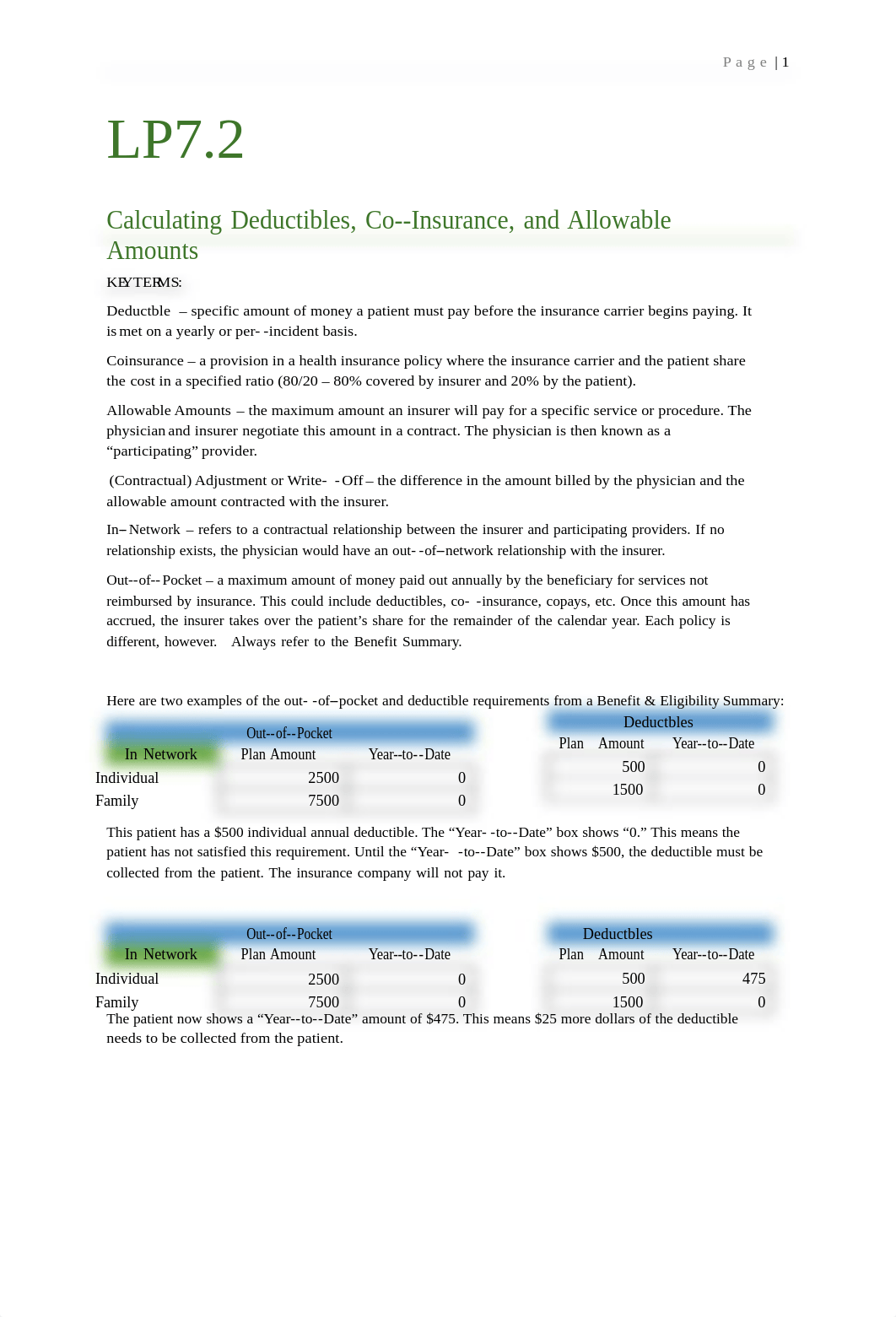 LP7.2 Calculating Deductibles, Co-Insurance, and Allowable Amounts.docx_d1m7w51h9l3_page1