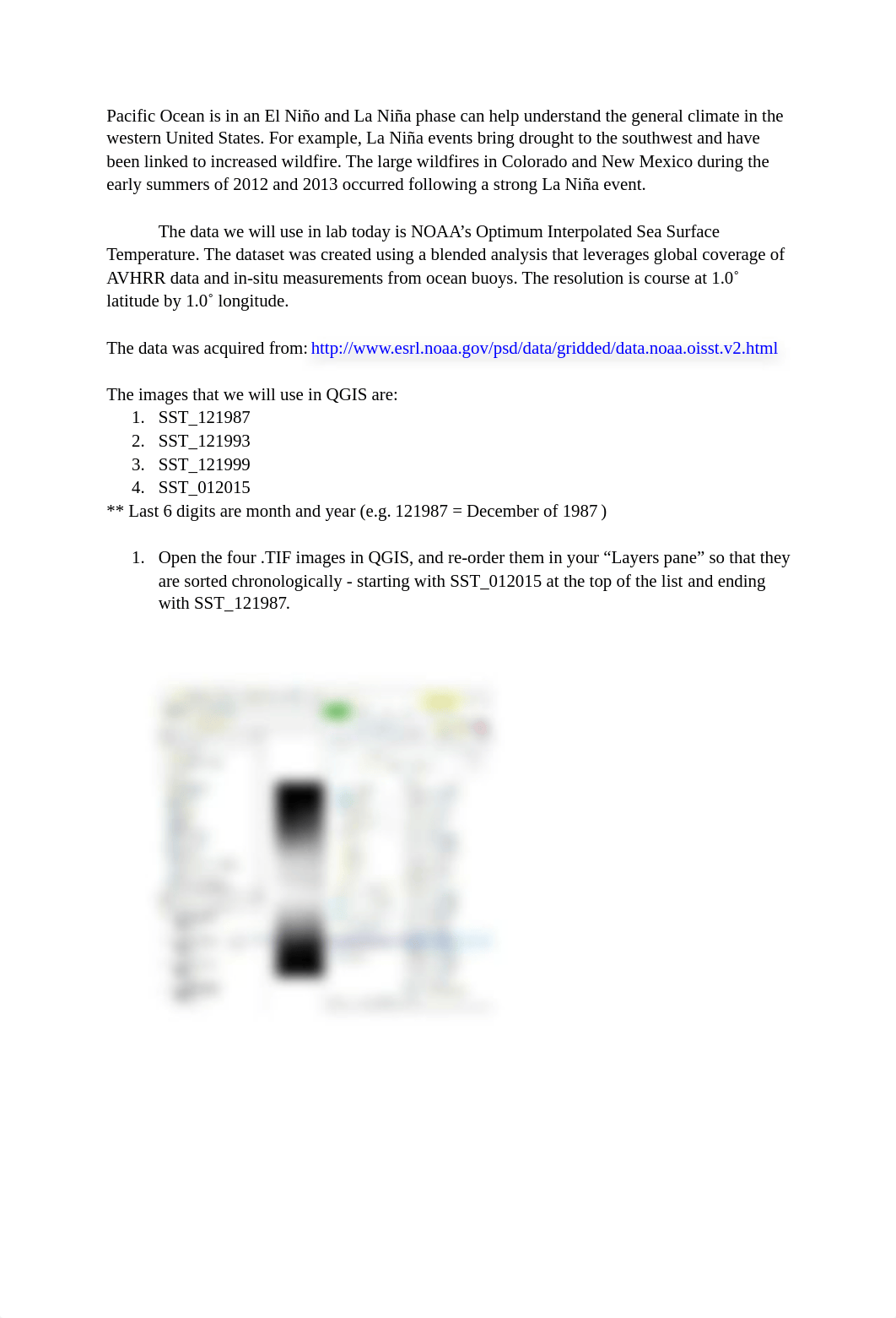 Lab 5 - Sea Surface Temperature - QGIS.docx_d1mpncx05nh_page2