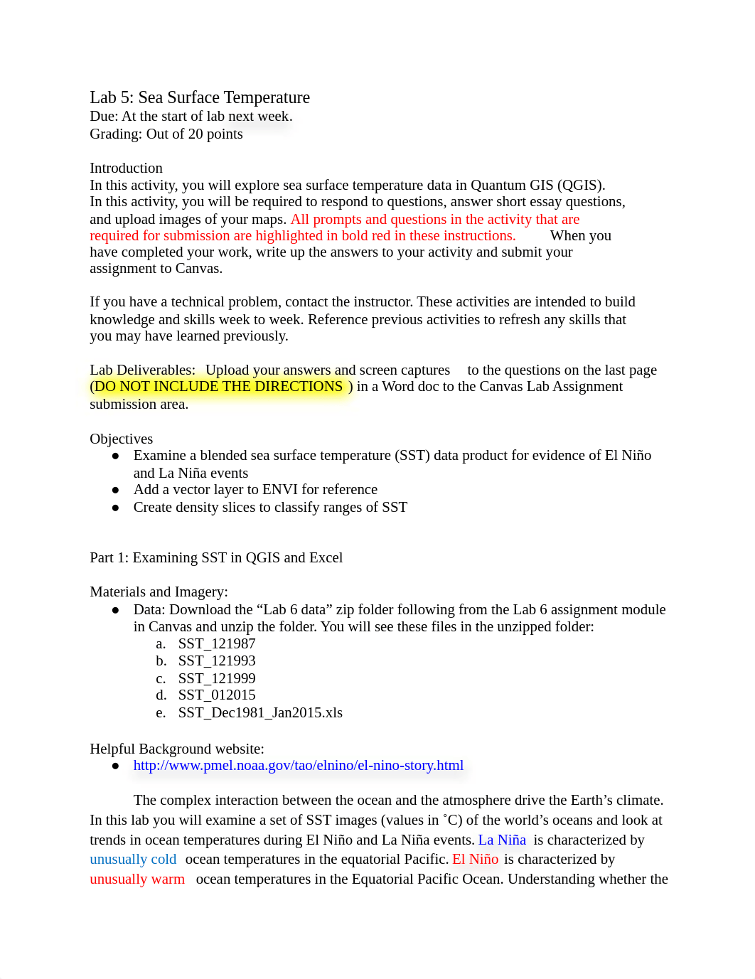 Lab 5 - Sea Surface Temperature - QGIS.docx_d1mpncx05nh_page1