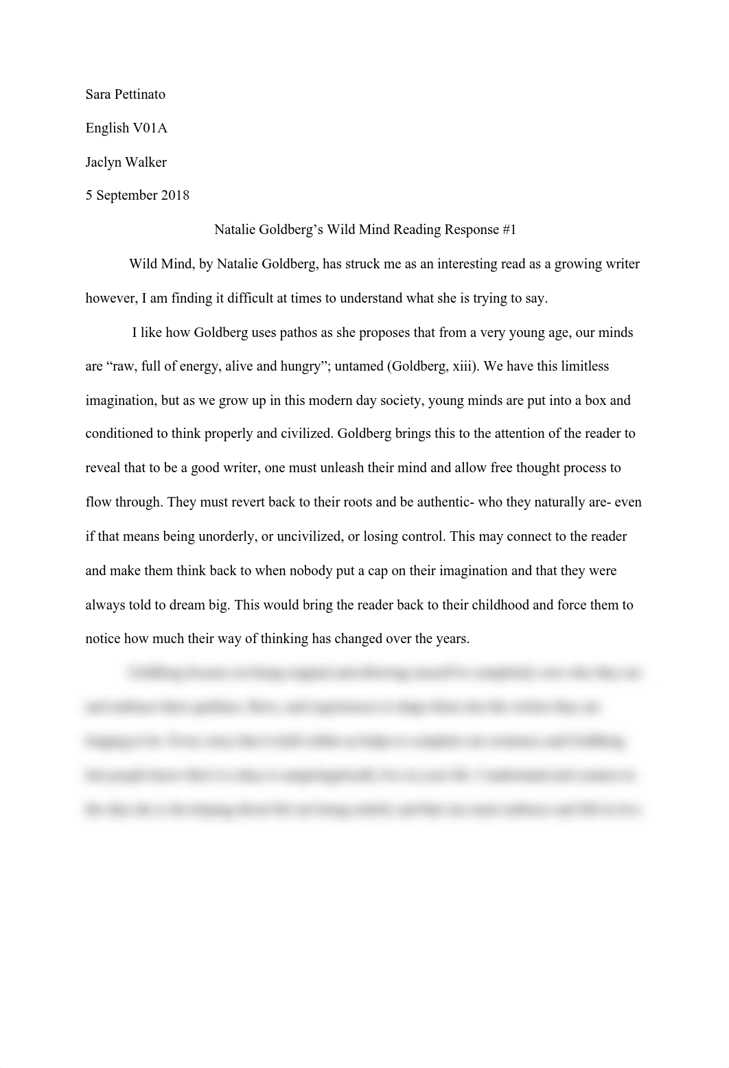 Reading Response #1 Natalie Goldberg's Wild Mind.pdf_d1murmmh2f4_page1