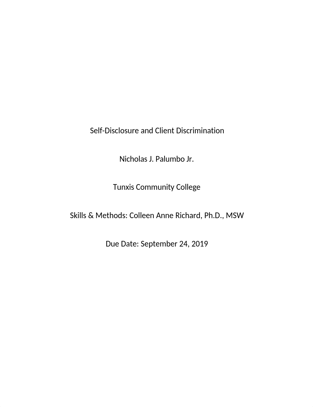 Self-Disclosure and Client Discrimination.docx_d1n057njtdm_page1