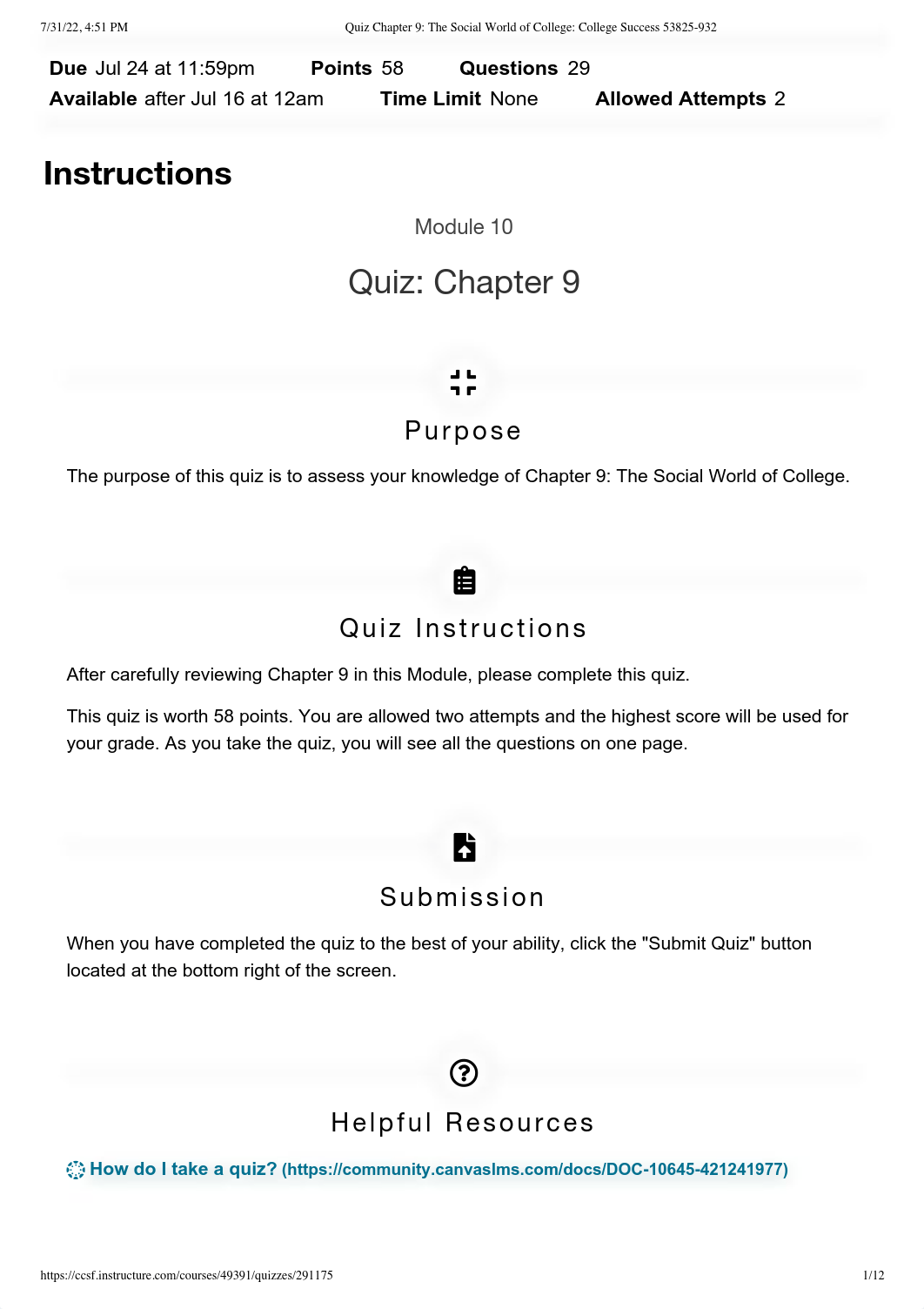 Quiz Chapter 9_ The Social World of College_ College Success 53825-932.pdf_d1nj495iwyf_page1