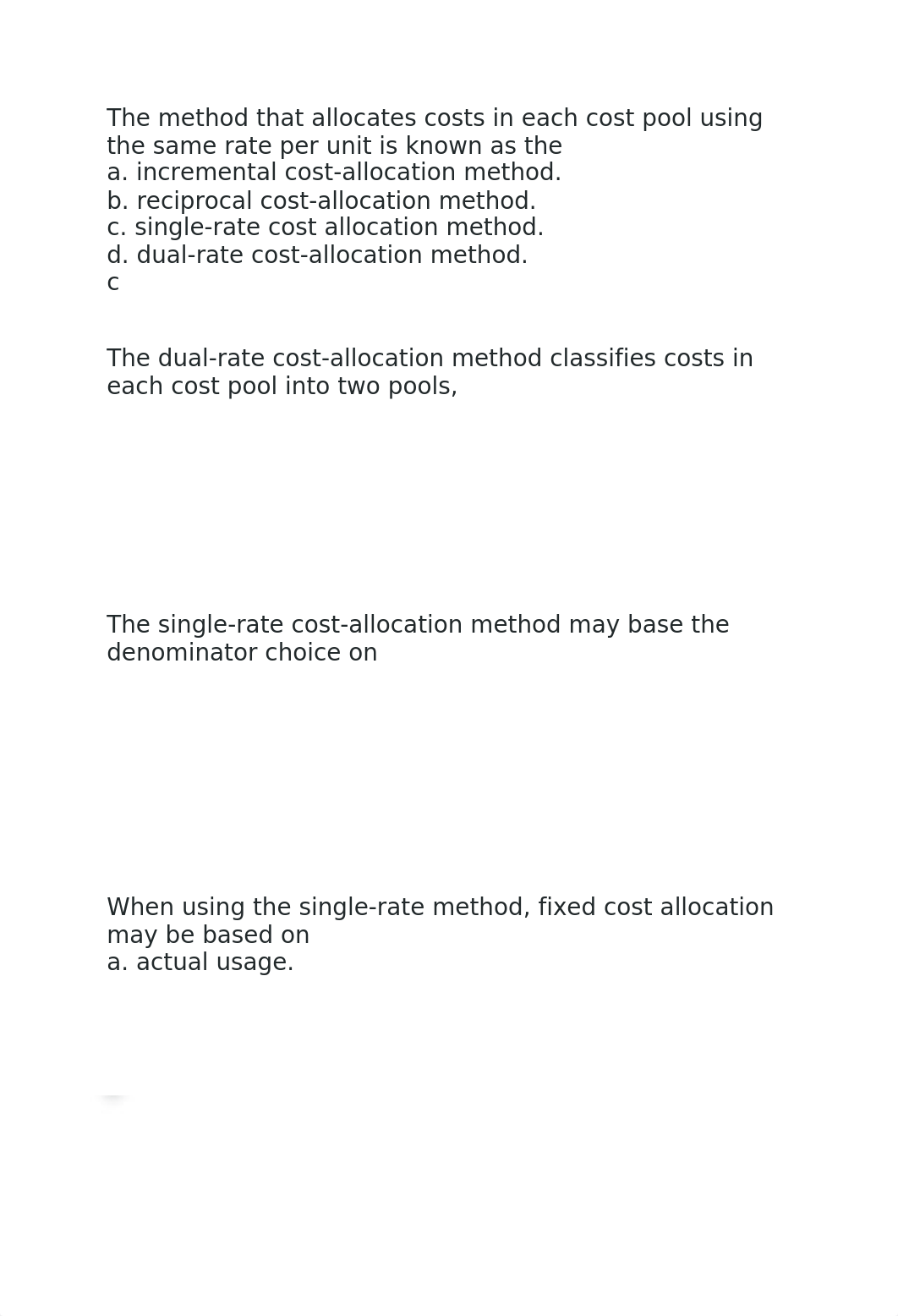 The method that allocates costs in each cost pool using the same rate per unit is known as the.docx_d1nlfrki1z2_page1