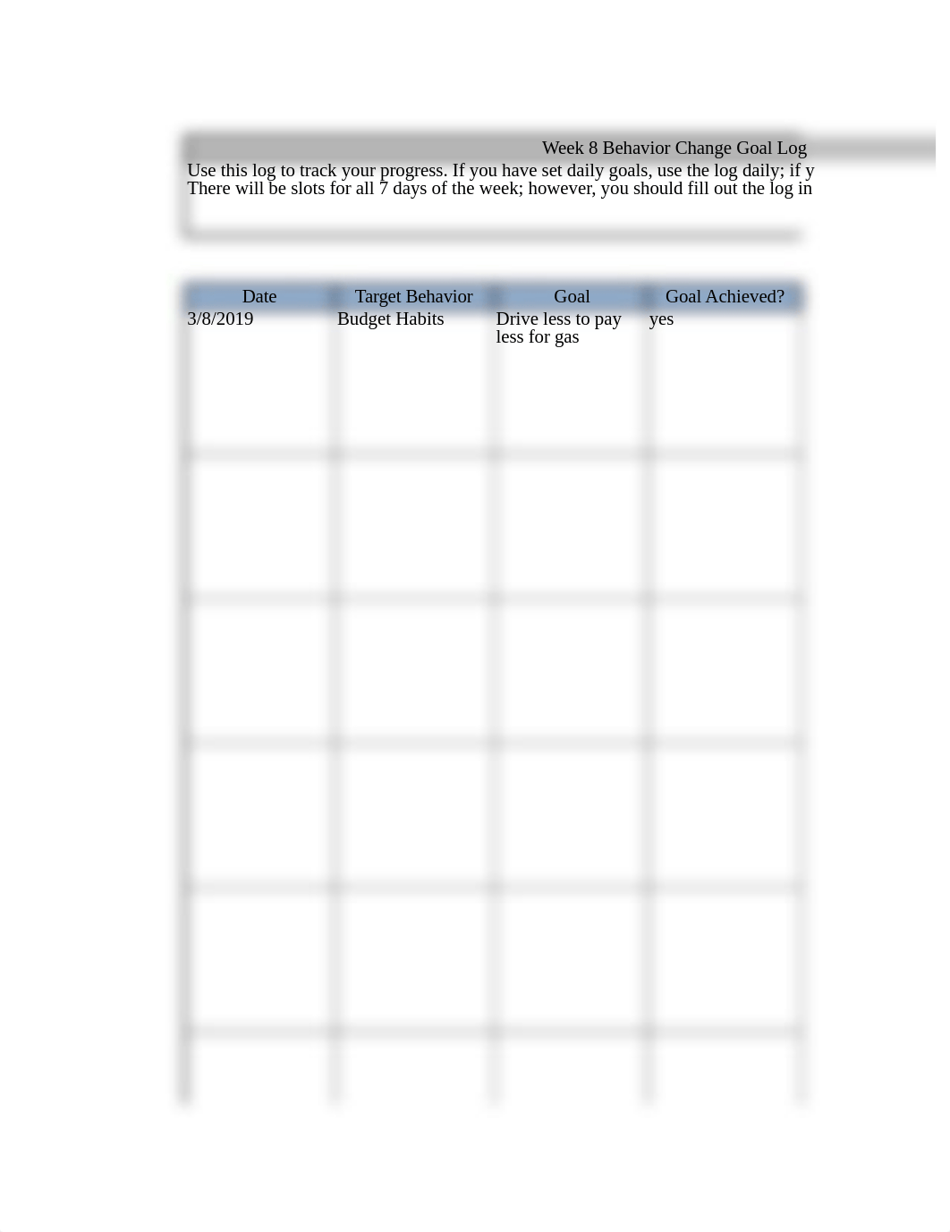 WEL 154 Module 8 Behavior Change Project - Weekly Log and Final Reflections.xlsx_d1nngdvm81i_page3