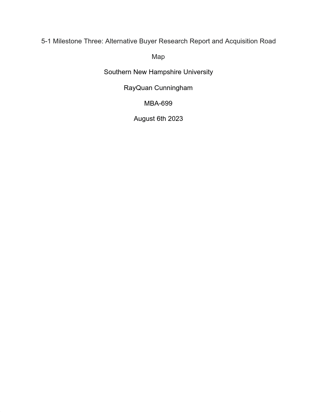 5-1 Milestone Three_ Alternative Buyer Research Report and Acquisition Road Map.pdf_d1ntrlm6wfn_page1