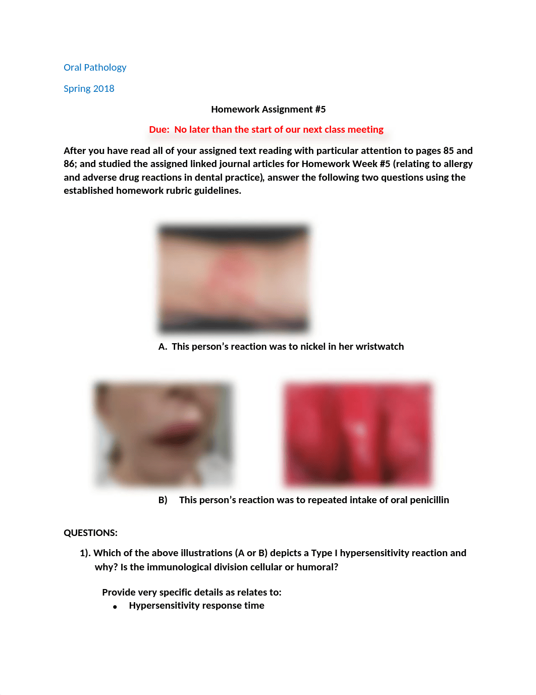 hypersensitivity reactions HW 5.docx_d1nvh0urpnx_page1