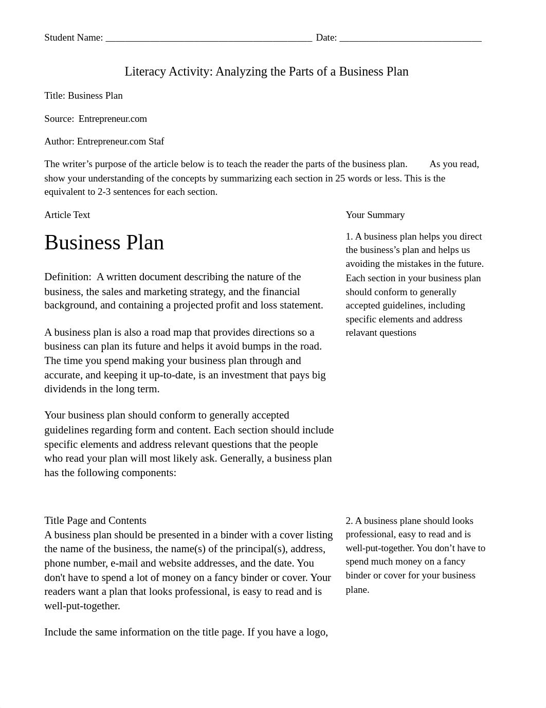 Copy of Literacy Activity-Analyzing the Parts of a Business Plan.docx_d1o645xmpyq_page1