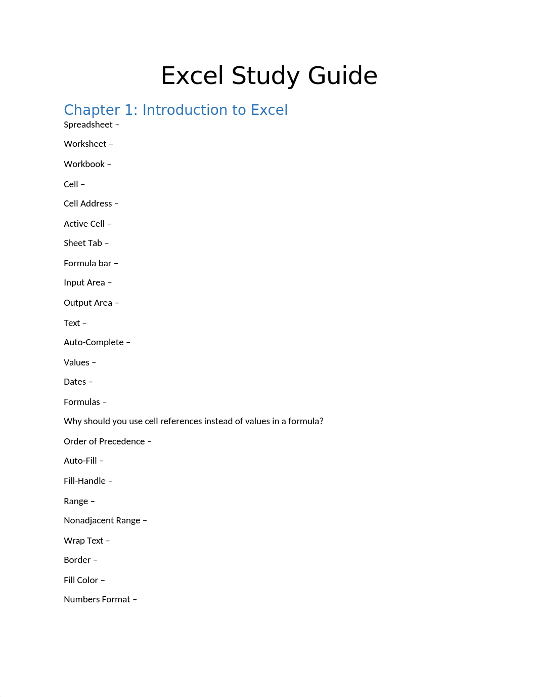 Excel Part 1 Study Guide.docx_d1o6mkx6air_page1