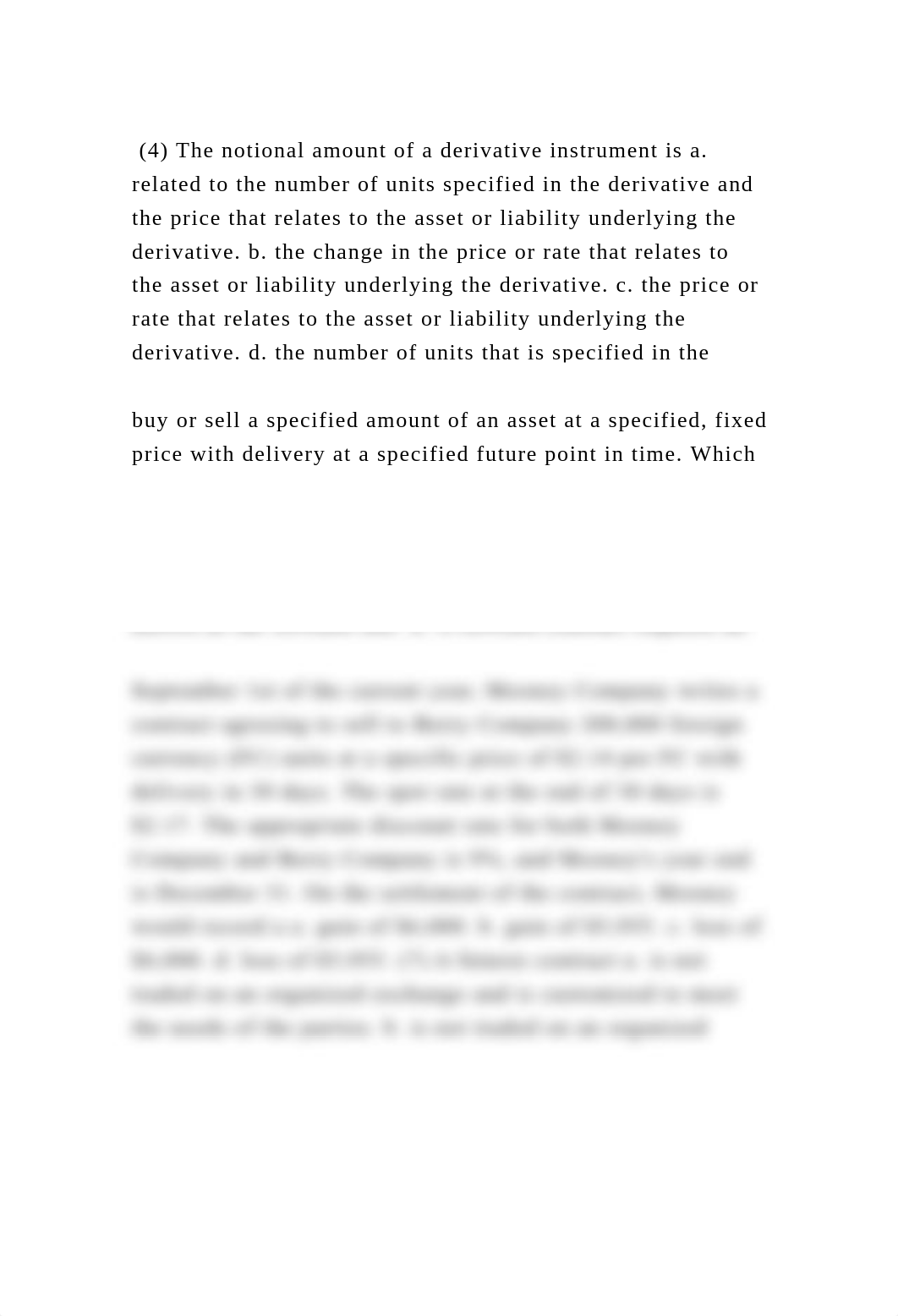 (4) The notional amount of a derivative instrument is a. related to.docx_d1oepxawwlo_page2